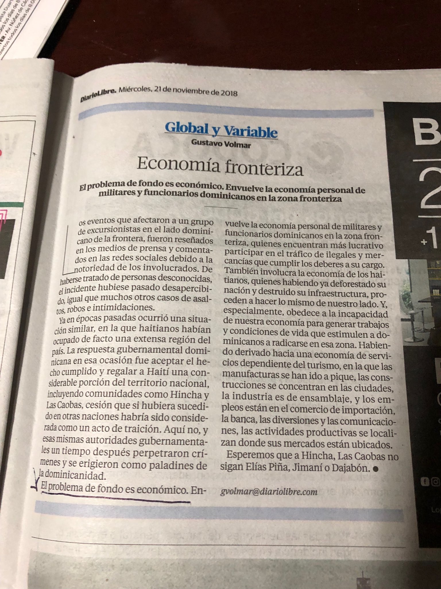 Quienes hablan de muro, lean este enfoque. https://t.co/yWoYG9dlzz