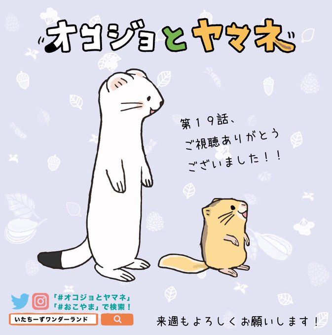 またおもしろいものみつけちゃったね!-----本日もご視聴ありがとうございました😊オコジョとヤマネはあなの秘密に気づくこ またおもしろいものみつけちゃったね!-----本日もご視聴ありがとうございました😊オコジョとヤマネはあなの秘密に気づくこ