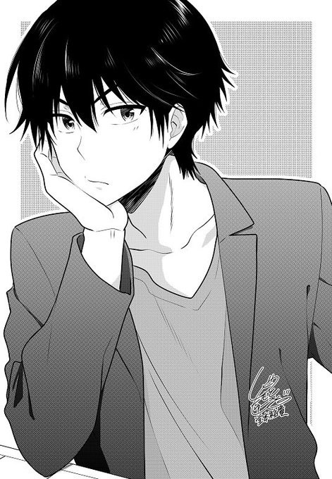 ここで久々の堂本版悟浄くん。少し前に描いたものですが、使う機会がなかったのでここにて掲載。 『ガーリッシュナンバー』コミ ここで久々の堂本版悟浄くん。少し前に描いたものですが、使う機会がなかったのでここにて掲載。 『ガーリッシュナンバー』コミ