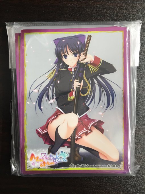 #サプライ入荷情報 ワルキューレロマンツェ龍造寺茜スリーブ入荷しました!!これも最近あまり見なくなりましたねお求めの方は #サプライ入荷情報 ワルキューレロマンツェ龍造寺茜スリーブ入荷しました!!これも最近あまり見なくなりましたねお求めの方は