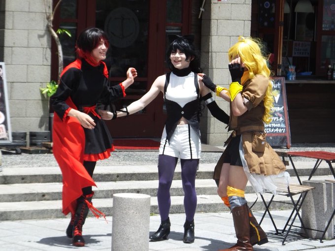 #今年を4文字で振り返れ🥀❄RWBY🐱🔥相方のおかげでRWBYを好きになって、ヤンちゃんとエメちゃんのコスも出来たし、零 #今年を4文字で振り返れ🥀❄RWBY🐱🔥相方のおかげでRWBYを好きになって、ヤンちゃんとエメちゃんのコスも出来たし、零