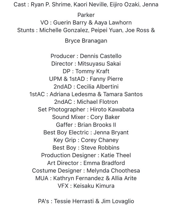 Thank you, all the casts and crew of 'Orbital Christmas'. I Thank you, all the casts and crew of 'Orbital Christmas'. I