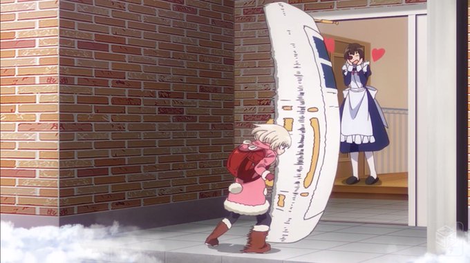 ウザメイド,0.5倍速で何度も見返したくなるようなシーンが多くて,テレビ放送よりもむしろ配信で見たいと思えてくる.一瞬一 ウザメイド,0.5倍速で何度も見返したくなるようなシーンが多くて,テレビ放送よりもむしろ配信で見たいと思えてくる.一瞬一