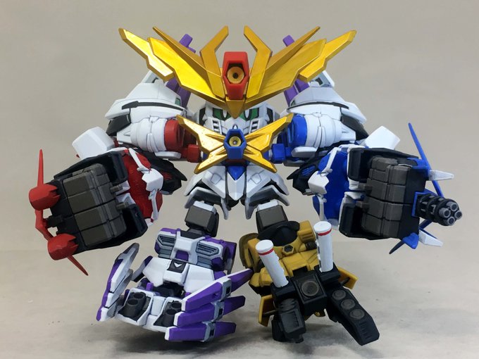「ミニプラ ガンダムビルドダイバーズ グレートショックガンダム」組んだ。本編未登場の新型。ショックガンダムMk-II、S 「ミニプラ ガンダムビルドダイバーズ グレートショックガンダム」組んだ。本編未登場の新型。ショックガンダムMk-II、S