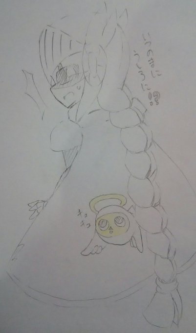 背後に移動するキュピィちゃんと背後に移動される幽鬼ジャンヌちゃんです。#オレカバトル 背後に移動するキュピィちゃんと背後に移動される幽鬼ジャンヌちゃんです。#オレカバトル