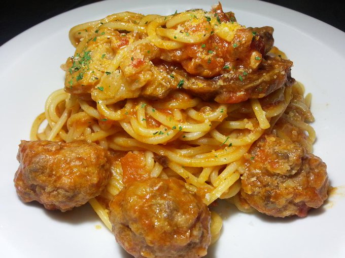 ひっそりと続けてます!ルパン三世!!【カリオストロの城スパゲティ 】 あの美味しそうな肉団子のスパゲティ!! 完全再現! ひっそりと続けてます!ルパン三世!!【カリオストロの城スパゲティ 】 あの美味しそうな肉団子のスパゲティ!! 完全再現!