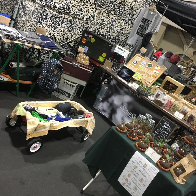 設営完了〜😆✨12/8,9にポートメッセ名古屋で開催中「FieldStyle2018」第2展示館 ブース:G7SlowS 設営完了〜😆✨12/8,9にポートメッセ名古屋で開催中「FieldStyle2018」第2展示館 ブース:G7SlowS