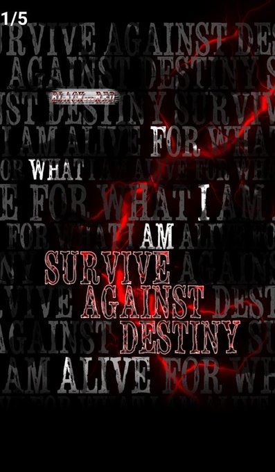 【LINE着せ替え Meaning of life (Black And Red)】何のために生きているのか運命に贖い生 【LINE着せ替え Meaning of life (Black And Red)】何のために生きているのか運命に贖い生