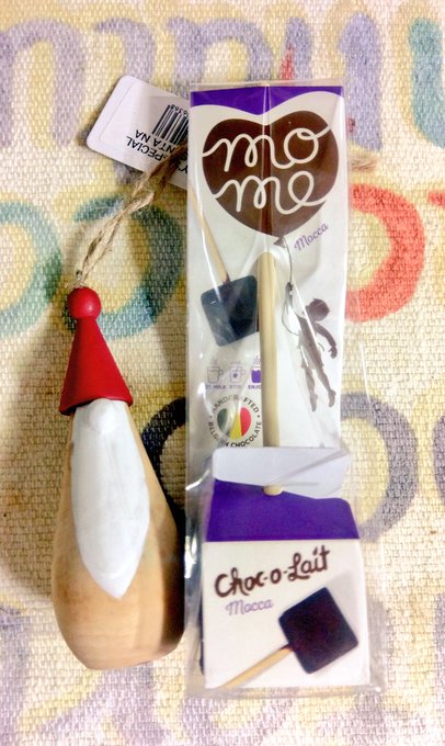 アニメ、多田くんは恋をしないに出てきたホットチョコレートスプーン見つけて思わず買ってしまった!木製のサンタも可愛かったの アニメ、多田くんは恋をしないに出てきたホットチョコレートスプーン見つけて思わず買ってしまった!木製のサンタも可愛かったの