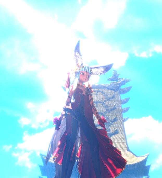 新しい頭装備と適当な背景(手抜きですいません)#ブレイドアンドソウル 新しい頭装備と適当な背景(手抜きですいません)#ブレイドアンドソウル