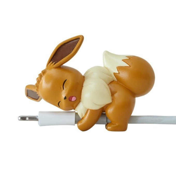 ポケモン「すやすや☆オン・ザ・ケーブル」イーブイとその進化系全10種、充電ケーブル断線防止アイテム - ポケモン「すやすや☆オン・ザ・ケーブル」イーブイとその進化系全10種、充電ケーブル断線防止アイテム -