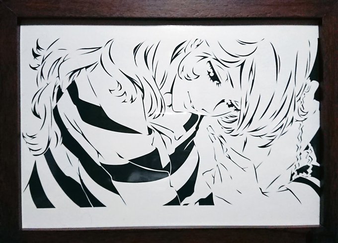 まだまだリハビリ中。不二子ちゃん美しい・ω・#切り絵#ルパン三世 まだまだリハビリ中。不二子ちゃん美しい・ω・#切り絵#ルパン三世