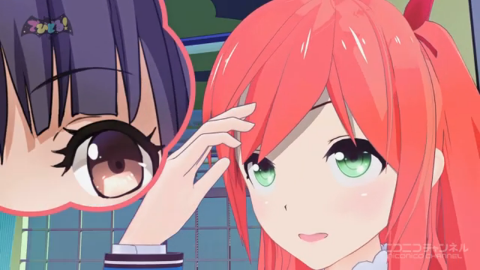 キャラクターの絵あるある:髪の毛の上に乗る眉毛 (cf. 右側の、髪の毛の下の眉毛) #でびどる #変顔 #10話 キャラクターの絵あるある:髪の毛の上に乗る眉毛 (cf. 右側の、髪の毛の下の眉毛) #でびどる #変顔 #10話