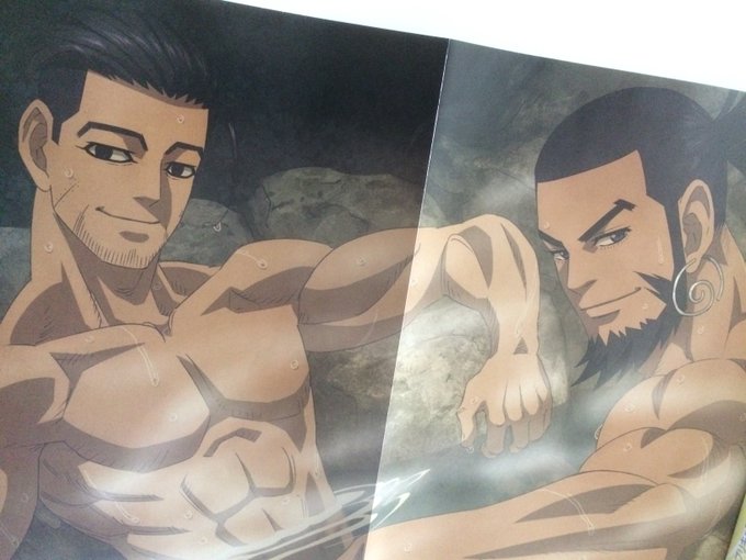 12月10日(月)発売の『アニメージュ1月号』には、尾形百之助とキロランケの露天風呂描き下ろしイラストを使用したピンナッ 12月10日(月)発売の『アニメージュ1月号』には、尾形百之助とキロランケの露天風呂描き下ろしイラストを使用したピンナッ