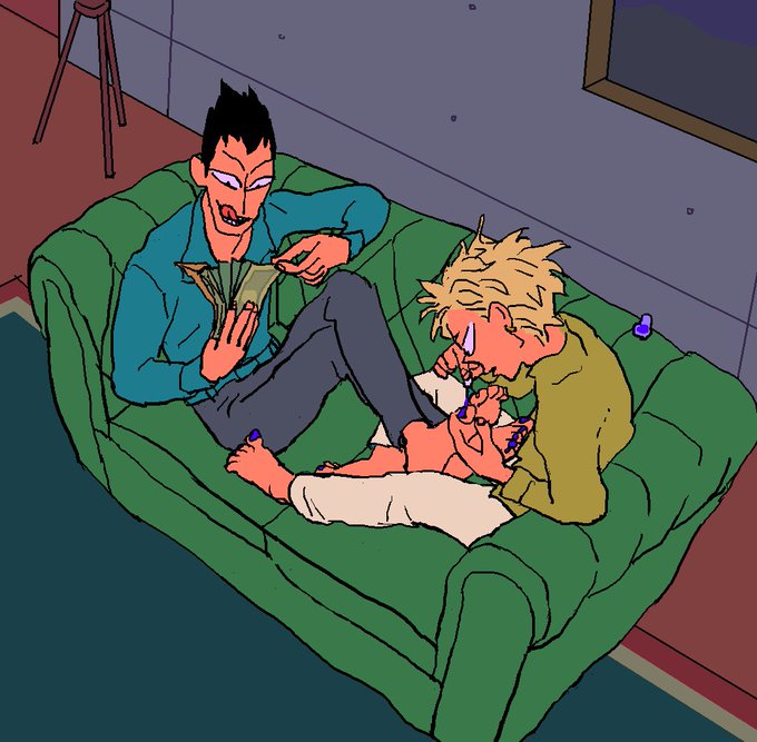 おそろのペディキュア(がめついソルベ)#jojo_anime おそろのペディキュア(がめついソルベ)#jojo_anime