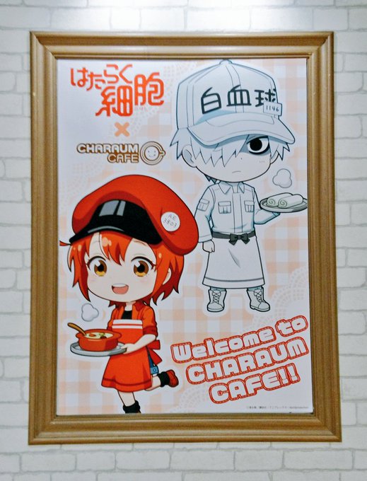 今日は鯖ちゃんとはたらく細胞カフェに行ったよ~!まさかパネル前に座れるとは😂気軽に話せて、初めて一緒に出掛けたとは思えな 今日は鯖ちゃんとはたらく細胞カフェに行ったよ~!まさかパネル前に座れるとは😂気軽に話せて、初めて一緒に出掛けたとは思えな