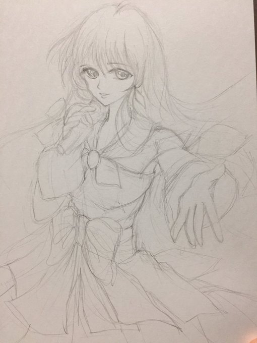 #マクロス今回はリクを頂いたので…マクロスのリンミンメイを鉛筆画でチャレンジします。とりあえず下書き…デス。 #マクロス今回はリクを頂いたので…マクロスのリンミンメイを鉛筆画でチャレンジします。とりあえず下書き…デス。