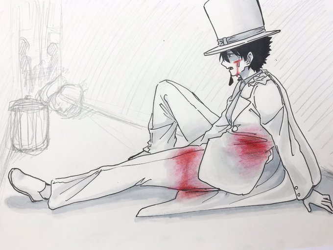 チョットだけ流血注意。推しには怪我してて欲しいよね!下描きの方がうまく見えるのは何故だろうか… 久々にコピックを使用しま チョットだけ流血注意。推しには怪我してて欲しいよね!下描きの方がうまく見えるのは何故だろうか… 久々にコピックを使用しま