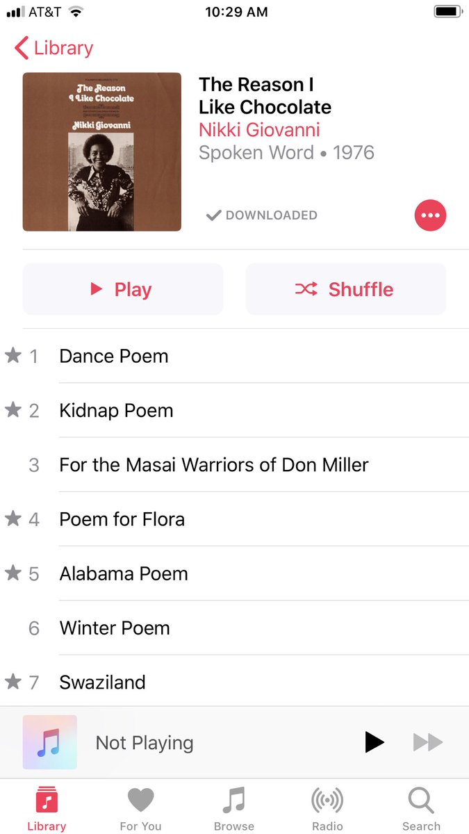 The moment I realized listening to poetry on iTunes was a viable hobby, my whole life opened up... https://t.co/vhXRNHw7vf