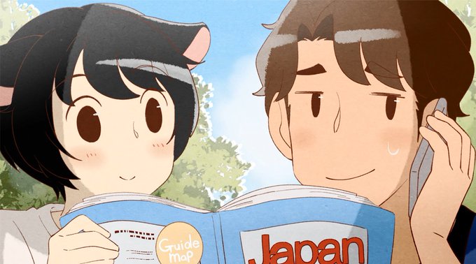 本日22:24〜(TOKYOMX)/23:45〜(AT-X)にてほら耳第9話の放送です‼️日本に到着したダイスウとミョウ 本日22:24〜(TOKYOMX)/23:45〜(AT-X)にてほら耳第9話の放送です‼️日本に到着したダイスウとミョウ