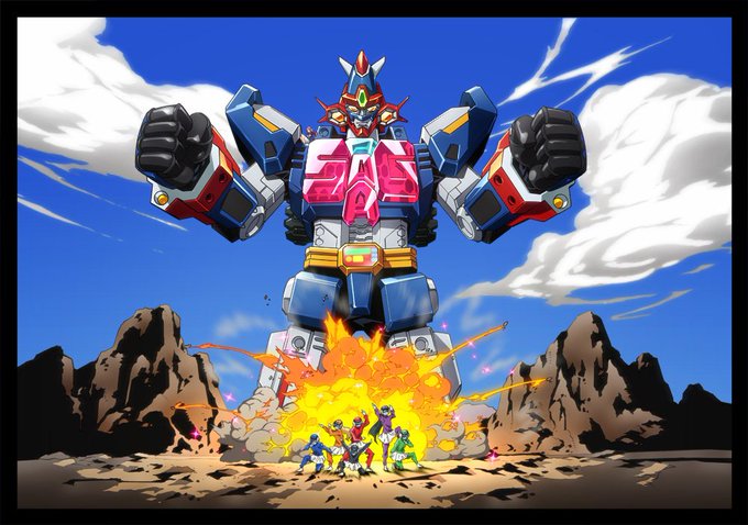 【まさかのコラボイラスト】ロボットアニメの巨匠 #大張正己 さんよりOPムービーにインスパイア頂き描いてくれた応援イラス 【まさかのコラボイラスト】ロボットアニメの巨匠 #大張正己 さんよりOPムービーにインスパイア頂き描いてくれた応援イラス