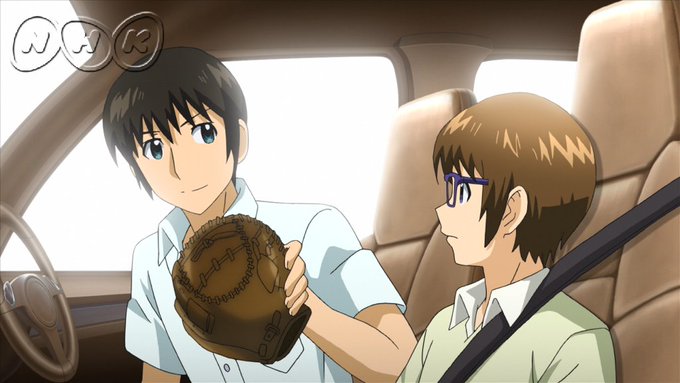 【#メジャーセカンド 第9話「光の思い」 Eテレ 今夜7時25分】これまでちょっとよそよそしく、微妙な距離感があった、寿 【#メジャーセカンド 第9話「光の思い」 Eテレ 今夜7時25分】これまでちょっとよそよそしく、微妙な距離感があった、寿