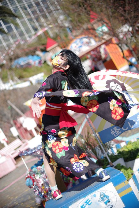 お気に入りの「地獄少女」と「魔法少女」の着物の、、お気に入りの写真です🤗💞🌸✨💞🌸✨💞🌸✨ お気に入りの「地獄少女」と「魔法少女」の着物の、、お気に入りの写真です🤗💞🌸✨💞🌸✨💞🌸✨