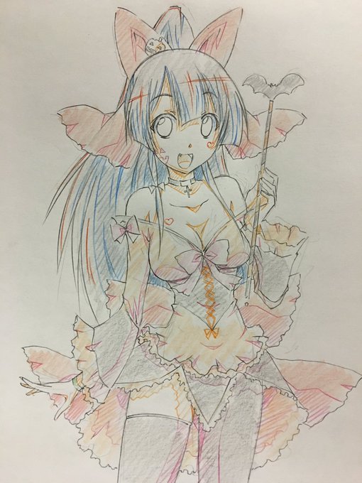 #いいニーハイの日意外と描いて無いニーハイ。過去絵でごめんの八重殿とゴウラちゃん。八重殿に関しては半分だし。#イセスマ# #いいニーハイの日意外と描いて無いニーハイ。過去絵でごめんの八重殿とゴウラちゃん。八重殿に関しては半分だし。#イセスマ#