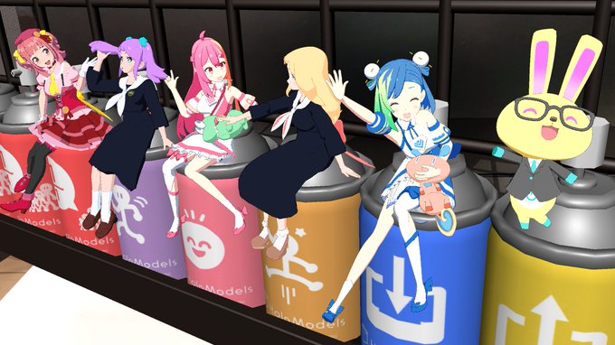 賑やかになってきましたヾ(●´∇`●)ノ#直感アルゴリズム #アニメガタリズ#東雲めぐ#HoloModels 賑やかになってきましたヾ(●´∇`●)ノ#直感アルゴリズム #アニメガタリズ#東雲めぐ#HoloModels