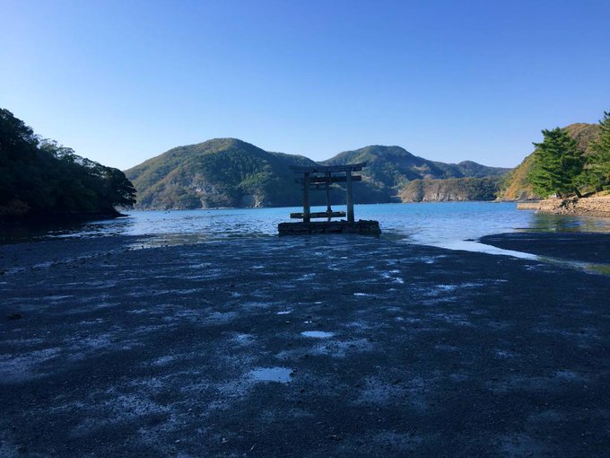 和多都美神社がかなり神秘的でした。着いた途端にLynnさんは食べ物の売ってるワゴンに真っ先に向かっていきました。#アンゴ 和多都美神社がかなり神秘的でした。着いた途端にLynnさんは食べ物の売ってるワゴンに真っ先に向かっていきました。#アンゴ