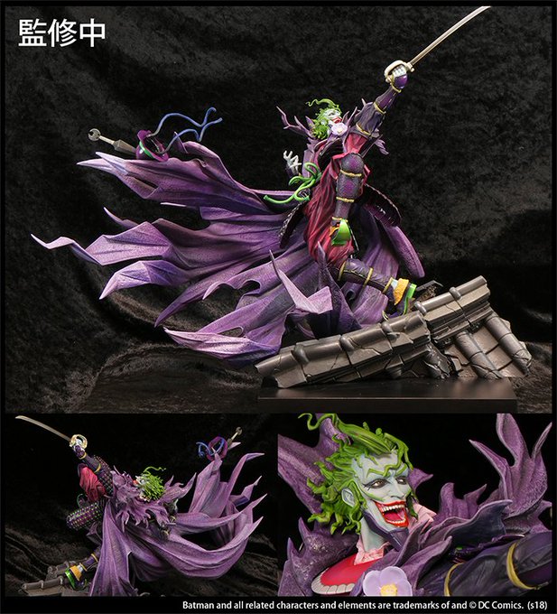 \彩色原型初公開/「センゴクジョーカー TAKASHI OKAZAKI Ver.」#ニンジャバットマン #batmann \彩色原型初公開/「センゴクジョーカー TAKASHI OKAZAKI Ver.」#ニンジャバットマン #batmann