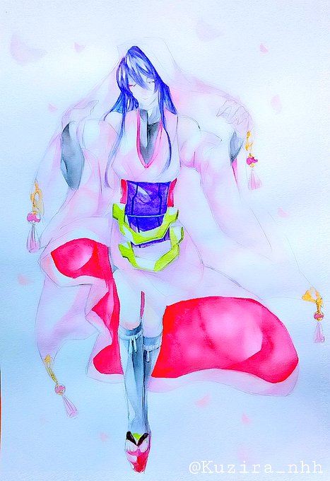 アマネ=ニシキ#水彩#BLAZBLUE アマネ=ニシキ#水彩#BLAZBLUE