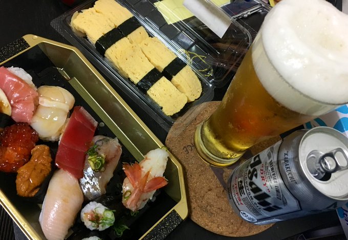 これが本当の #スーシー美味い 🍺卍 #たくのみ これが本当の #スーシー美味い 🍺卍 #たくのみ