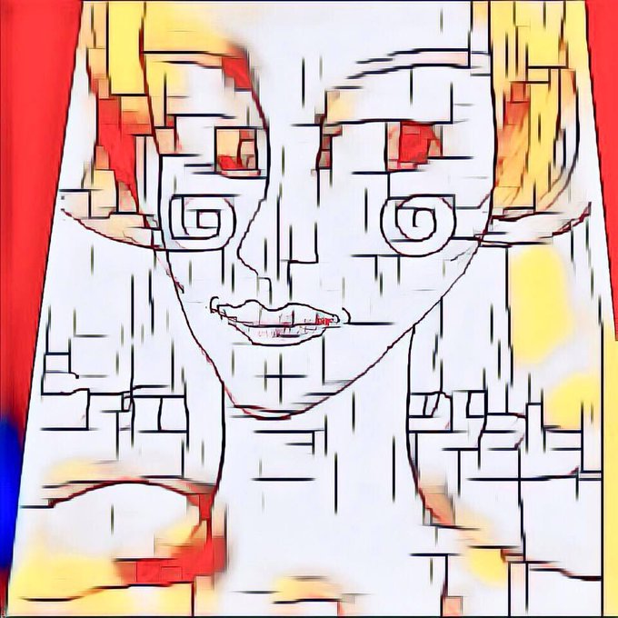 おはようございます😃気を取り直して、バカボンゆりを書きました。キュビズムを考慮したつもり おはようございます😃気を取り直して、バカボンゆりを書きました。キュビズムを考慮したつもり