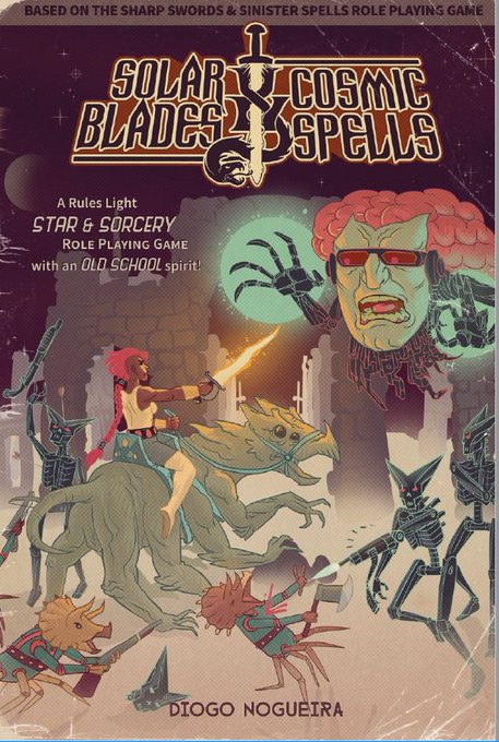 ブラジル産スペース・ファンタジーRPG『Solar Blades & Cosmic Spells』のPDFが届い ブラジル産スペース・ファンタジーRPG『Solar Blades & Cosmic Spells』のPDFが届い