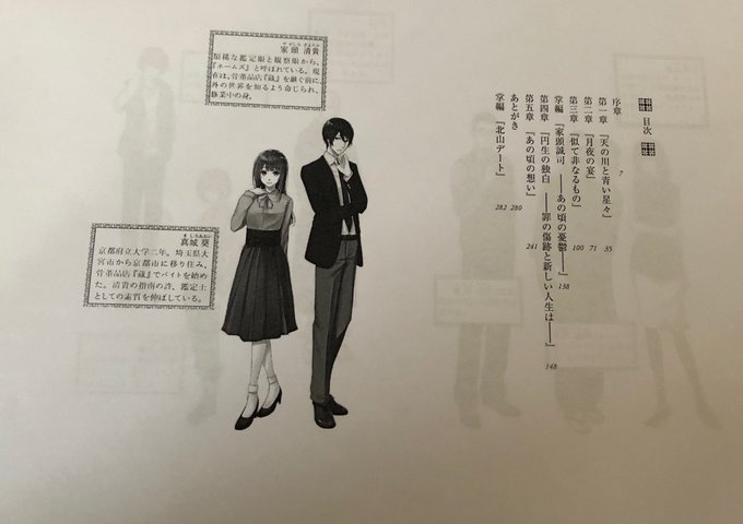 昨夜帰宅すると京都ホームズ⑪のゲラが届いていました。⑪巻から担当さんにお願いしまして、登場人物ページを豪華にしていただけ 昨夜帰宅すると京都ホームズ⑪のゲラが届いていました。⑪巻から担当さんにお願いしまして、登場人物ページを豪華にしていただけ