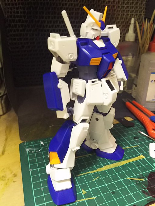 こんばんは(*´∀`)#ガンプラ アレックスバランス納得いかなくて積んであったガンダムkaから部品を拝借!ごめんねガン こんばんは(*´∀`)#ガンプラ アレックスバランス納得いかなくて積んであったガンダムkaから部品を拝借!ごめんねガン