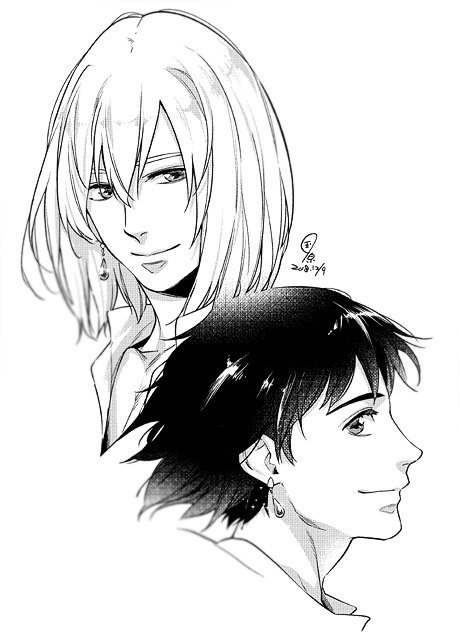 #リプきたキャラの顔だけ描く ハウル(ハウルの動く城) #リプきたキャラの顔だけ描く ハウル(ハウルの動く城)