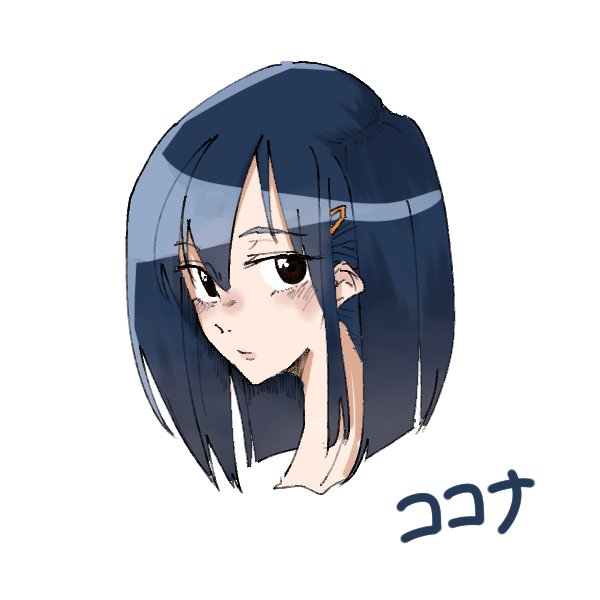 ココナ/フリップフラッパーズ#リプ来たキャラの顔だけ描く ココナ/フリップフラッパーズ#リプ来たキャラの顔だけ描く