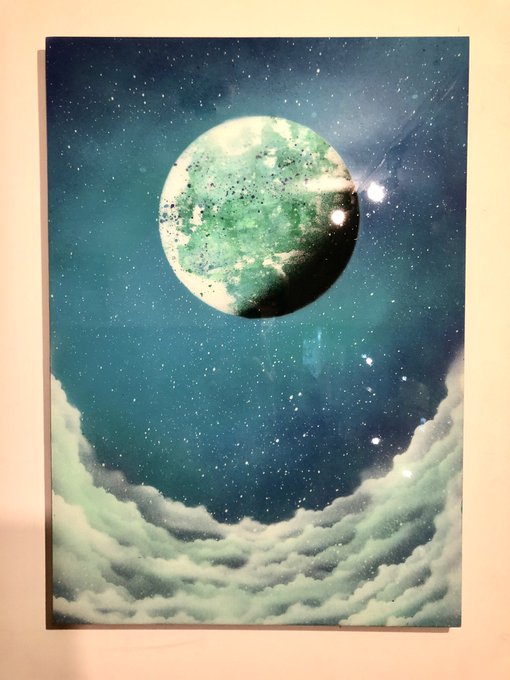 中二階ロビーにすんばらしいアートが✨✨✨製作者はALTAIRでお馴染み、LABRETのトク様です!!すんばらしい空間に生 中二階ロビーにすんばらしいアートが✨✨✨製作者はALTAIRでお馴染み、LABRETのトク様です!!すんばらしい空間に生