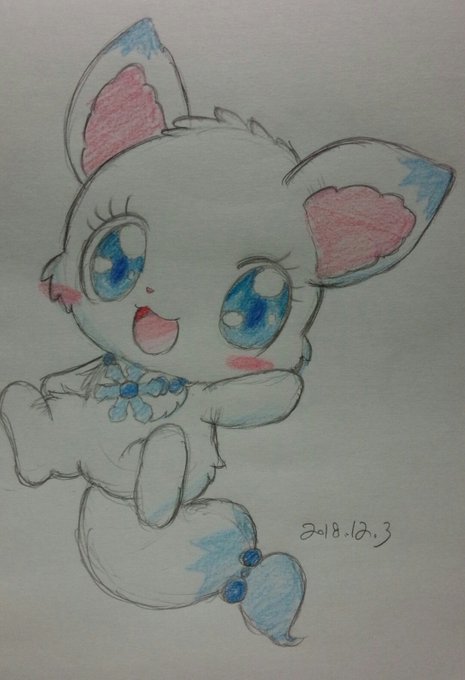 【落書き】12/3はジュエルペットのラリマーの誕生日。 【落書き】12/3はジュエルペットのラリマーの誕生日。