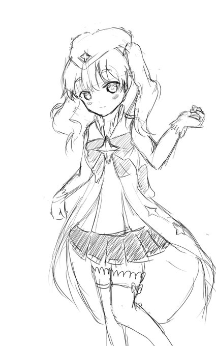 放課後のプレアデスのひかる描いてみた。 放課後のプレアデスのひかる描いてみた。