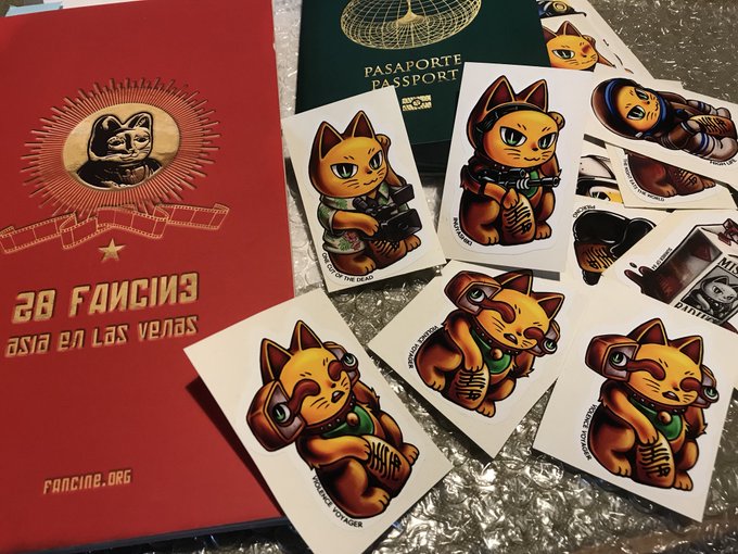 スペインのマラガファンタスティック映画祭というところからは、こんなオリジナルシールが届きました!『カメラを止めるな!』や スペインのマラガファンタスティック映画祭というところからは、こんなオリジナルシールが届きました!『カメラを止めるな!』や