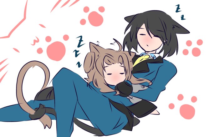 【※NL※猫耳、ダンボール戦機より】おまけ落書きぬこハルユノ。動物が互いに積み重なって寝る姿は可愛いですよね(*´ω`* 【※NL※猫耳、ダンボール戦機より】おまけ落書きぬこハルユノ。動物が互いに積み重なって寝る姿は可愛いですよね(*´ω`*