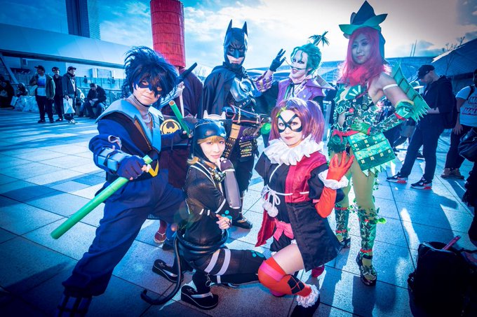 コス📷⚠コミコンのデータ頂きました😀✴️バイクの展示かっこよかった😎ニンジャバットマン/第六天魔王ジョーカー:いのうえた コス📷⚠コミコンのデータ頂きました😀✴️バイクの展示かっこよかった😎ニンジャバットマン/第六天魔王ジョーカー:いのうえた