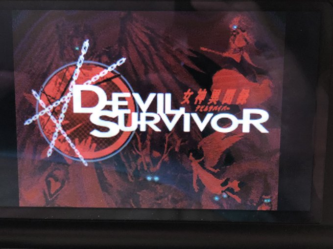 次のゲームはデビサバにする٩( *˙0˙*)۶DSの方だけどね。1時間ほどやってみたけど、ストーリー気になるなぁ~。主人 次のゲームはデビサバにする٩( *˙0˙*)۶DSの方だけどね。1時間ほどやってみたけど、ストーリー気になるなぁ~。主人