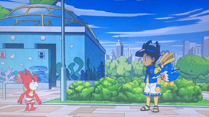またこの可愛いトイレ。そしてクジラ型?の植木。#爆釣バーハンター またこの可愛いトイレ。そしてクジラ型?の植木。#爆釣バーハンター