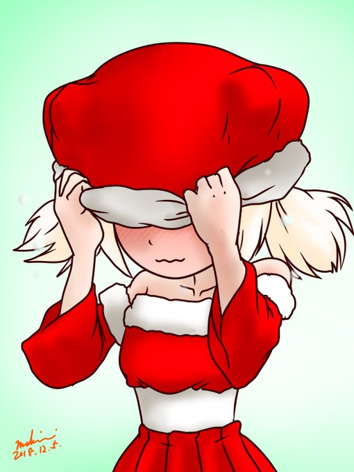 朝 帽子 忘れたのじゃ帰るのじゃ #ハコネちゃん #サンタコス #クリスマス #温泉幼精ハコネちゃん 朝 帽子 忘れたのじゃ帰るのじゃ #ハコネちゃん #サンタコス #クリスマス #温泉幼精ハコネちゃん
