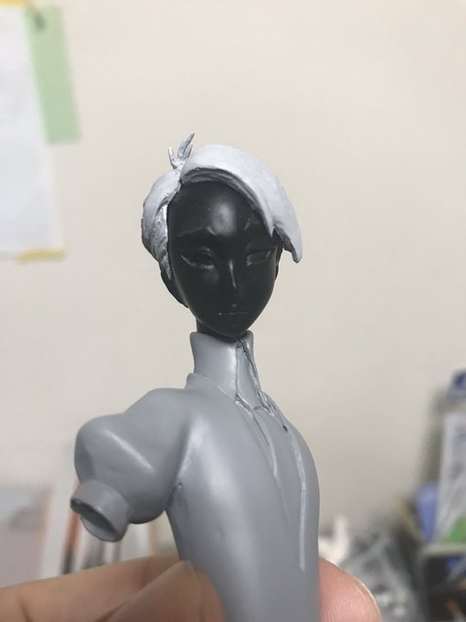 カンゴーム許諾頂けました!!冬ワンフェスで販売させていただきます!というわけで黒サフ吹いてちょっとだけそれっぽくしてみた カンゴーム許諾頂けました!!冬ワンフェスで販売させていただきます!というわけで黒サフ吹いてちょっとだけそれっぽくしてみた