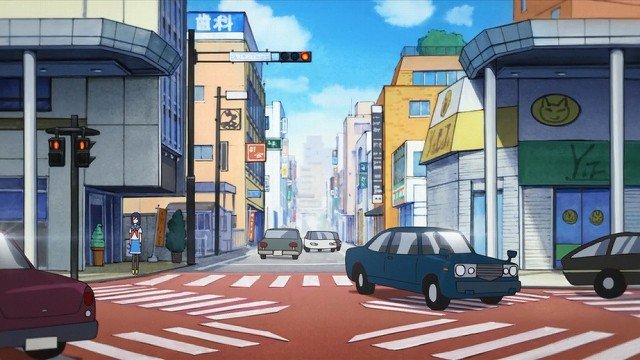 日本一周106日目『郡山駅前スクランブル交差点』2枚目はともかく、1枚目は一致度高い。フリフラって基本的に謎の異世界の話 日本一周106日目『郡山駅前スクランブル交差点』2枚目はともかく、1枚目は一致度高い。フリフラって基本的に謎の異世界の話